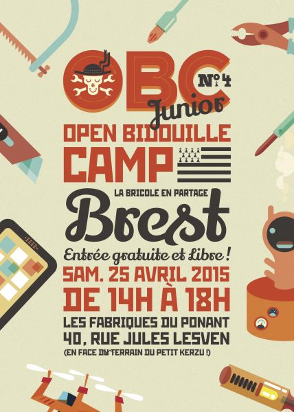 En-tête de l'Open Bidouille Camp Junior